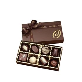 Caramels, Nuts and Nougats Boutique (8-Piece Box) by Choclatique