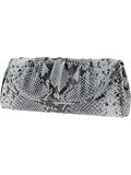 Banana Republic Python gathered clutch