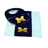 Michigan Wolverines Bib and Burp Cloth Gift Set