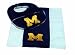 Michigan Wolverines Bib and Burp Cloth Gift Set
