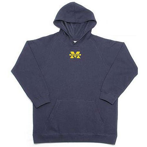 Michigan Wolverines NCAA JV Youth Pullover Hooded Sweatshirt For Kids (Navy)
