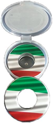 Italian Flag Pitching Washers W/Case