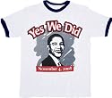 Election 08 President Obama Yes We Did White T-shirt Tee