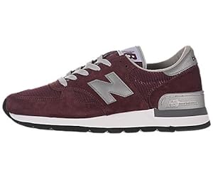 New Balance Men's 990 Classics Burgundy/Grey Running Shoe 11.5 Men US