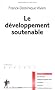 Le d�veloppement soutenable