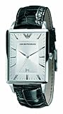 Emporio Armani Men's Black leather Strap Watch