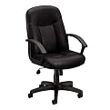 600 Series Chair - Black Leather/Black