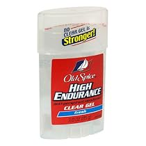Old Spice High Endurance Clear Gel Antiperspirant & Deodorant, Fresh, 3-Ounce Sticks (Pack of 6)