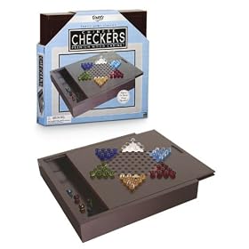 Chiense Checkers in Prmium Wood Box by Fundex