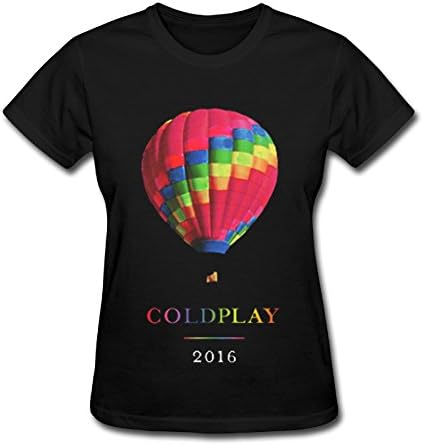 Coldplay Tour 2016 Womens T Shirt Black