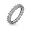 Eve's Addiction Sparkling Lavender Princess Cut Eternity Band, 5