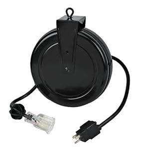 5020TFC 12 Gauge Retractable Reel with Single Outlet: Home Improvement 5020TFC 12 Gauge Retractable Reel with Single Outlet: Home Improvement