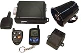 Megalarm - MEGA 3600 - Deluxe Two Way FM/FM Paging LCD 6 Channel Car Alarm And Remote Car Starter Security System