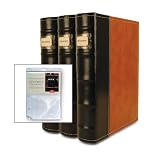 3 CD/DVD Storage Binders with 1 Extra Insert - Holds 176 Discs (Brown)