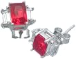 18K Gold Plated S.Silver Jlo CZ Earrings