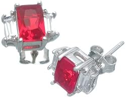 18K Gold Plated S.Silver Jlo CZ Earrings