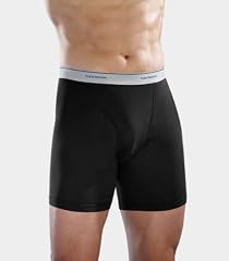 Fruit of the Loom Men's 4pk Black/Gray Boxer Briefs