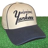 New York Yankees Navy/White Pastime Piping Adjustable Hat