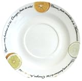 Fruits de Soleil Tea Saucer Bone China