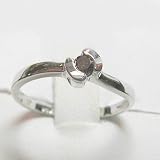 14K White Gold Purple Diamond Ring