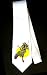 Party Decoration Necktie with bird, parrot, fruit