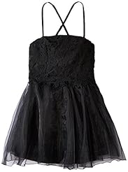 Girls Floral Print Metallic/Organza/Polyester/Tulle Mesh Lace Party Dress 