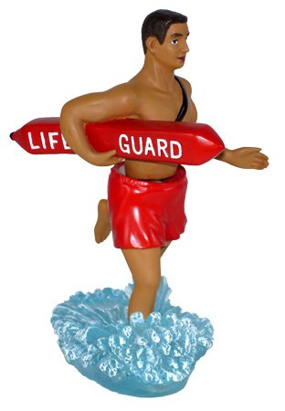 LIFE GUARD - DASHBOARD DOLL SHAKER BOBBLE