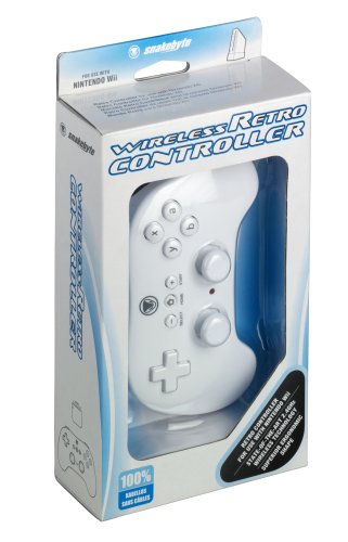 Snakebyte Wii Wireless Retro Controller - White (Wii)