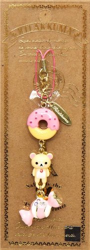 Imagen 5 de adorno con correa teléfono oso Korilakkuma bonito