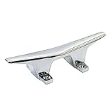 UPC 013893521354 product image for Shoreline Marine Cleat (4 1/2-Inch, Chrome Zamak) | upcitemdb.com