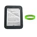 Protective Barnes and Noble Nook Touch Wi-Fi E-Ink Display 2nd Generation Screen Protector + Vangoddy Live*Laugh*Love Wristband