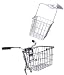 Wald Mini Lift Off Basket for Multi Speed Bicycles, 11.75" x 8" x 9", # 3114 Black