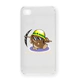 モグラ「額に汗して労働する喜び」 iPhone4Sオリジナルケース(クリア)