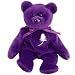 Ty Beanie Baby Princess Purple Bear
