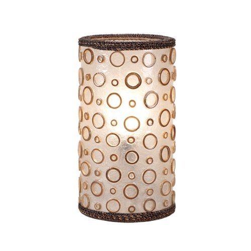 UMA 58817 Brown and Biege Resin Table Lamp