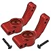Hobbypark Aluminum Stub Axle Carriers Replacement of 3752 for 1/10 Traxxas Slash 2WD Upgrade Parts (Red)