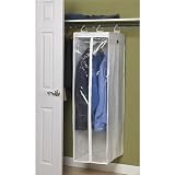 Closet Clothing Protector Storage Garment Bag (54Lx16Wx20D) White - Household Essentials #15003