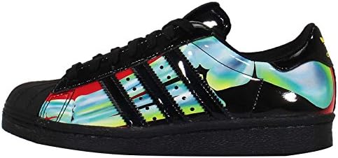 Adidas Women's Superstar 80s W, RITA ORA-BLACK/BYELLO, 8 US