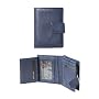 Saddler Leather Trifold Wallet with Zip Purse Saddler
