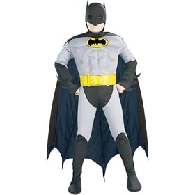 Click here to buy Batman Child with Chest Costume Child (Small) by Batman.