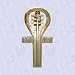 Ankh statue Egyptian symbol of life home sculpture New