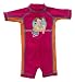 Bright Bots Australian Sun Protection UPF50+ Girls Sunsuit Pink and Orange Short Leg/Sleeve All in O