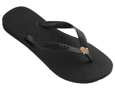 Amazon: Dini's HAVAIANAS Fashion Jeweled Flip Flops, Crystal Hamsa ...