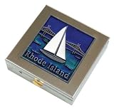 Rhode Island Sailboat Large Pill Box