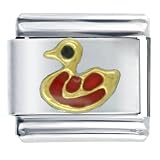 Red Duck Animal Italian Charms - B0001WIGAS