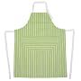 Rushbrookes Butchers Stripe Adult Apron Pale Green