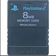 8MB Black Memory Card for PS2