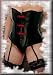 Sexy y2Diva Leather Corset With Frogs includes G-String in Queen Plus Size 1X, 2X or 3X