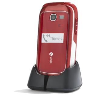 Doro Phone Easy 615 GSM Sim Free Mobile Phone - Red