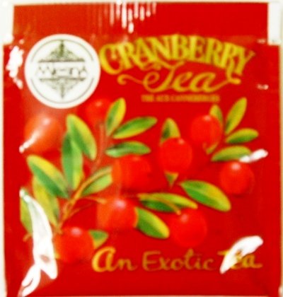 Mlesna Brand Cranberry Flavored Tea Gourmet Individually Wrapped Tea Bags (Pack of 25... by Mlesna